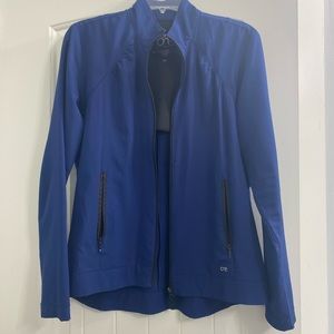 Navy Barco one scrub jacket